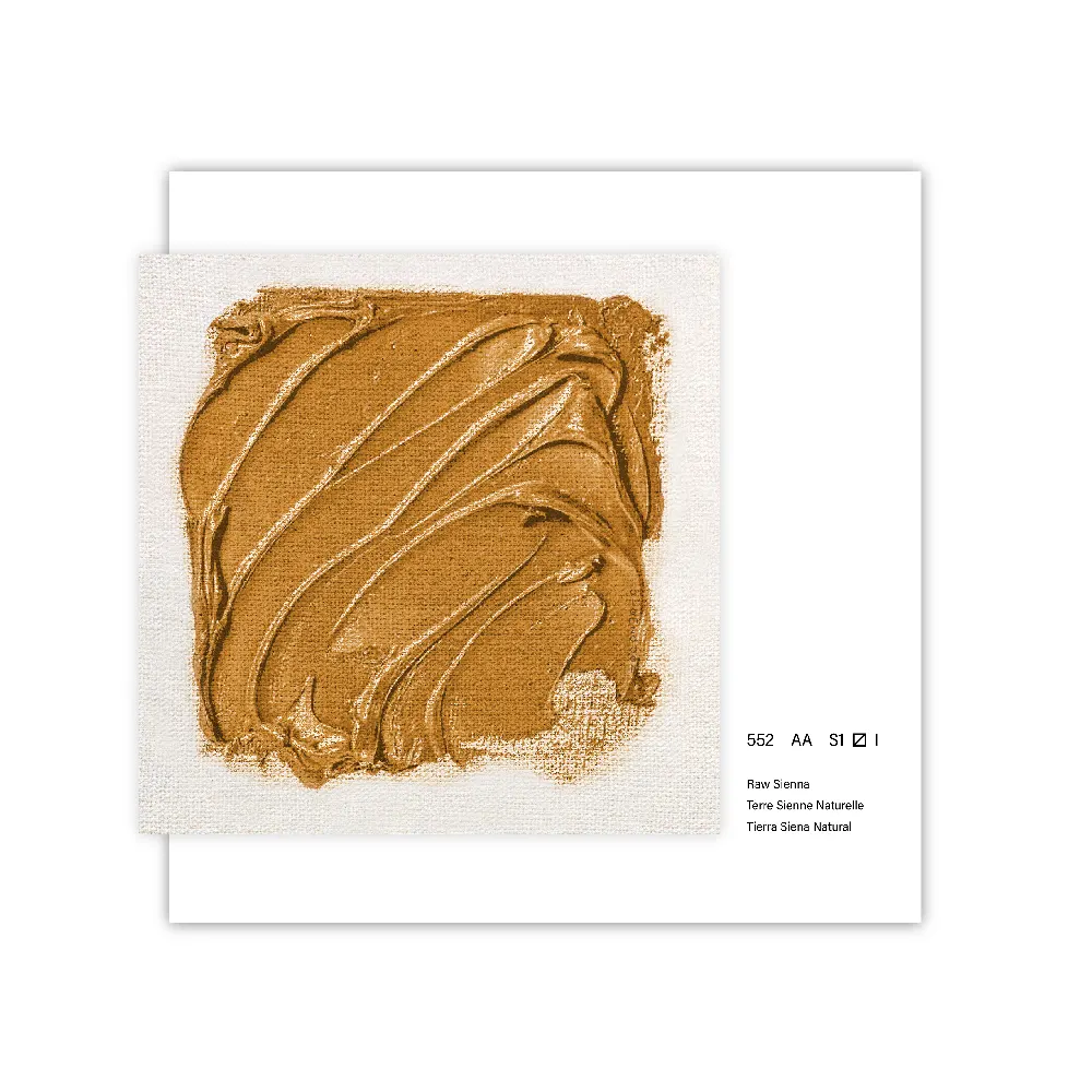 رنگ روغن آرتیست 37 میل Raw Sienna کد 552 سری 1 وینزور رنگ روغن آرتیست 37 میل Raw Sienna کد 552 سری 1 وینزور