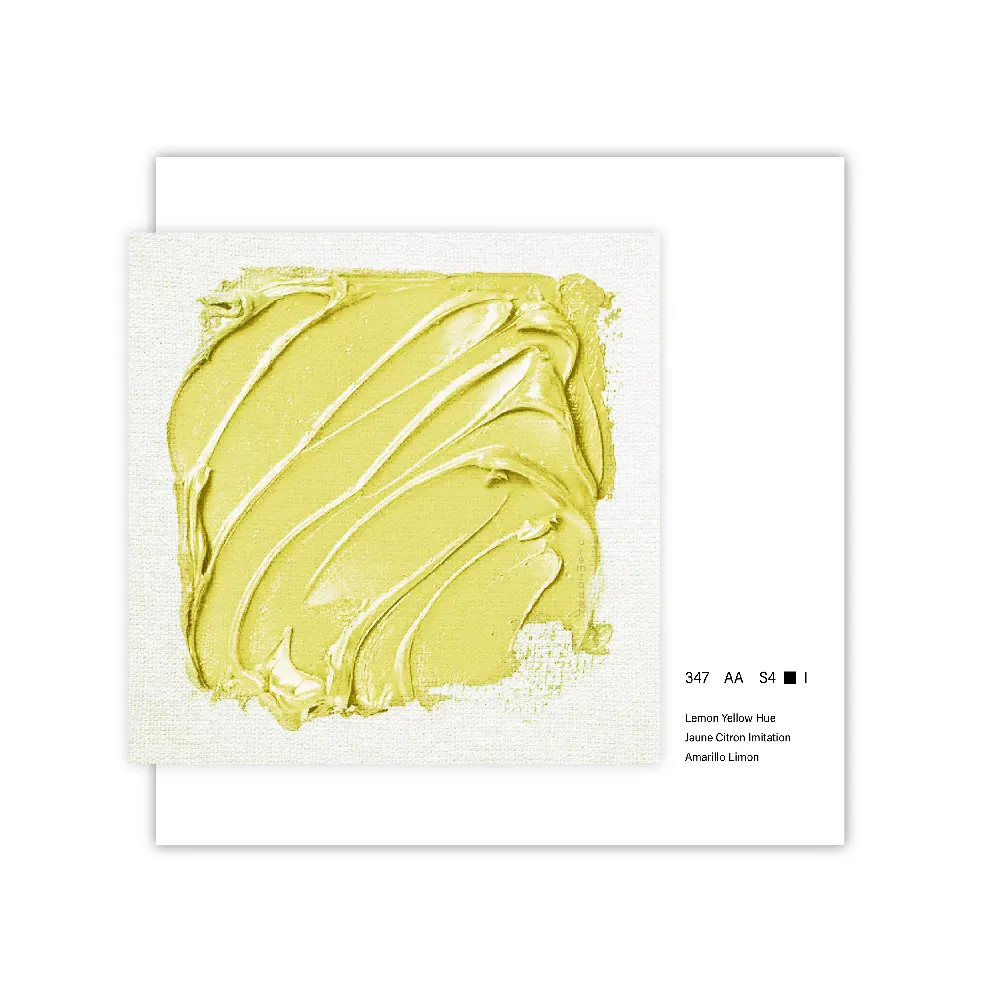 رنگ روغن آرتیست 37 میل Lemon Yellow (Nickel Titanate) کد 347 سری 4 وینزور رنگ روغن آرتیست 37 میل Lemon Yellow (Nickel Titanate) کد 347 سری 4 وینزور