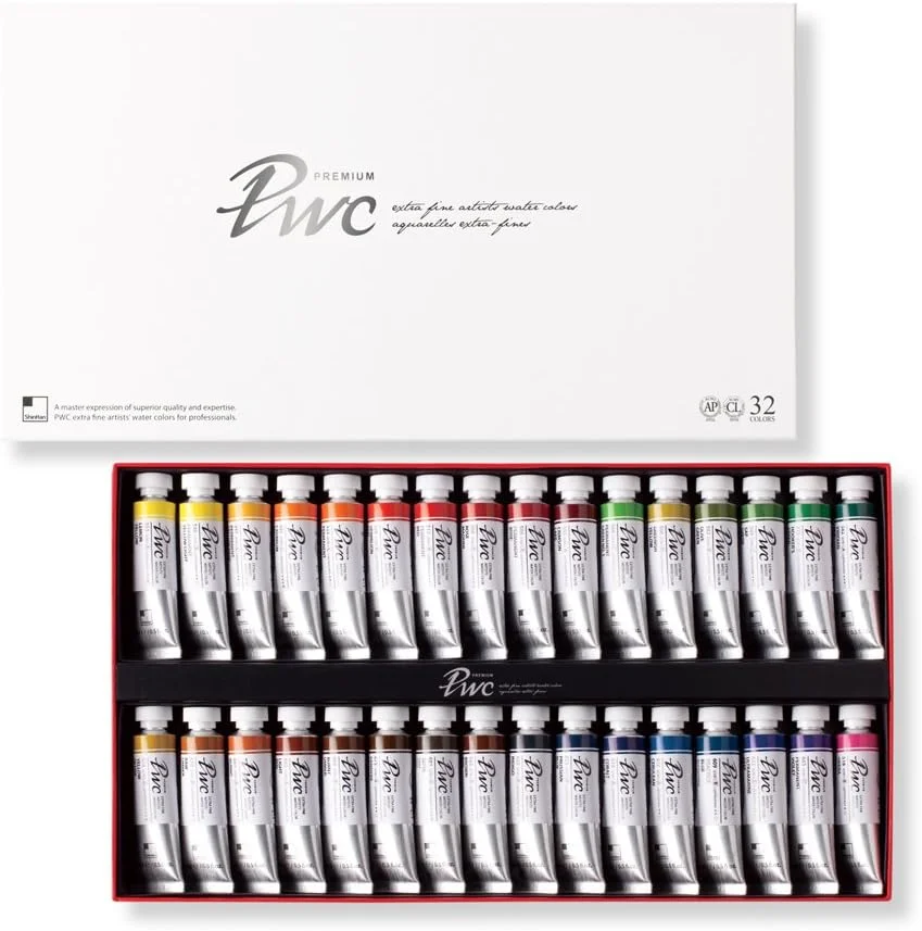 آبرنگ تیوپی 33 عددی 15 میل جعبه فلزی لیمیتد فوق حرفه ای Pwc شین هان آبرنگ تیوپی 33 عددی 15 میل جعبه فلزی لیمیتد فوق حرفه ای Pwc شین هان