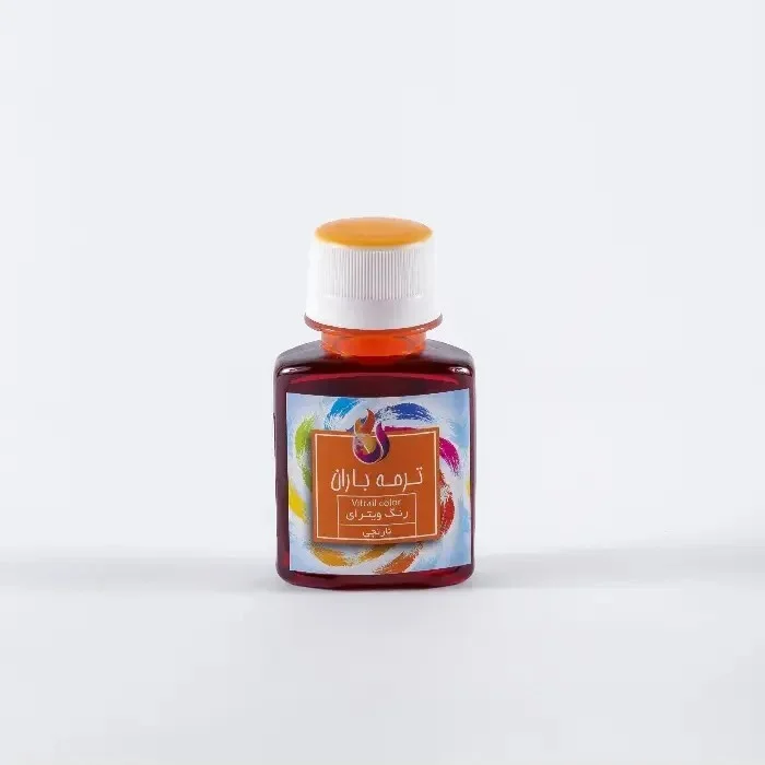 رنگ شیشه 60 میل نارنجی باران رنگ شیشه 60 میل نارنجی باران