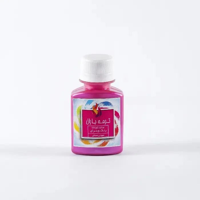 رنگ شیشه 60 میل صورتی صدفی باران رنگ شیشه 60 میل صورتی صدفی باران