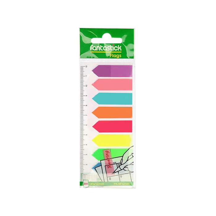 ایندکس پلاستیکی 8 رنگ فلشی NF42336 فانتاستیک