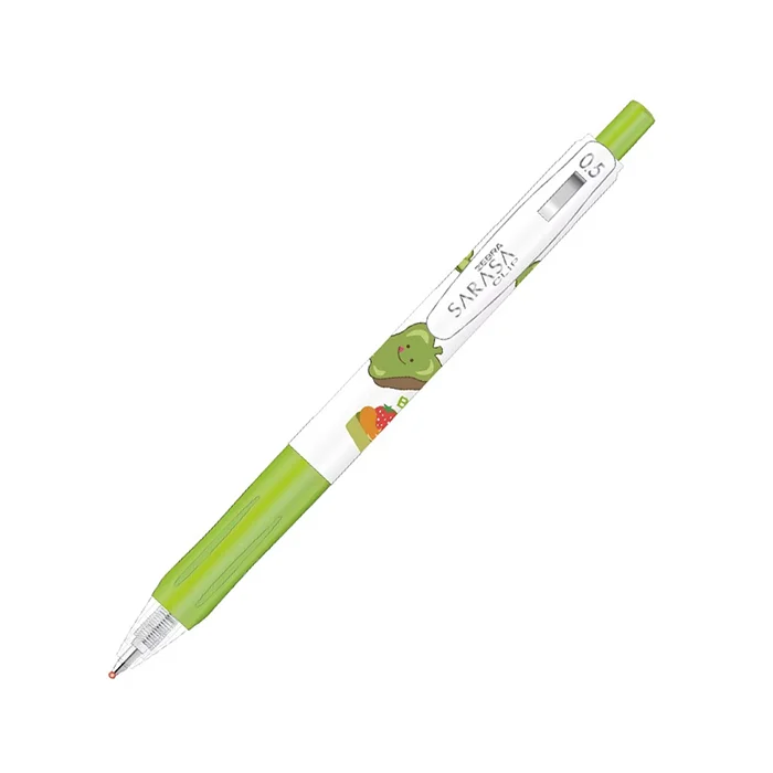 روان نویس 0.5 فشاری Light Green سری غذا کلیپ ساراسا زبرا