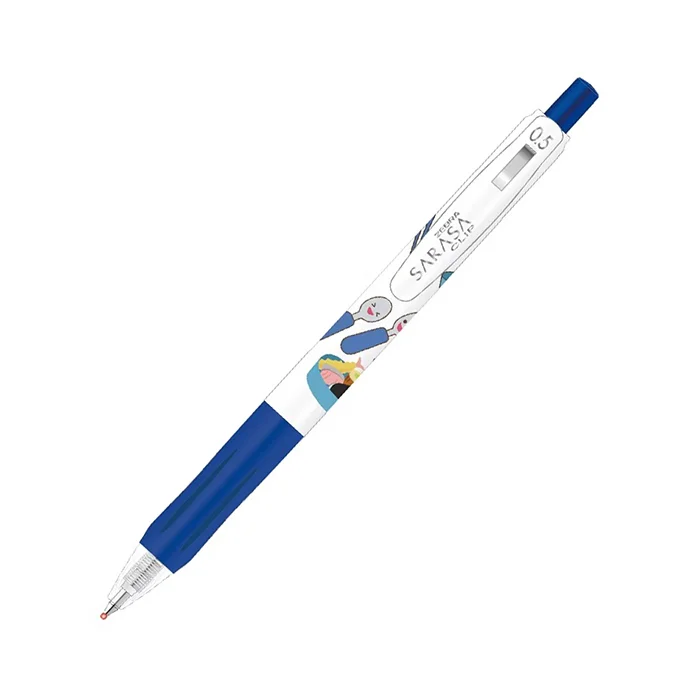 روان نویس 0.5 فشاری Blue سری غذا کلیپ ساراسا زبرا
