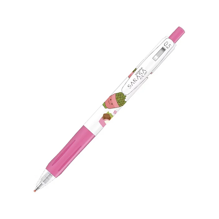 روان نویس 0.5 فشاری Light Pink سری غذا ساراسا زبرا
