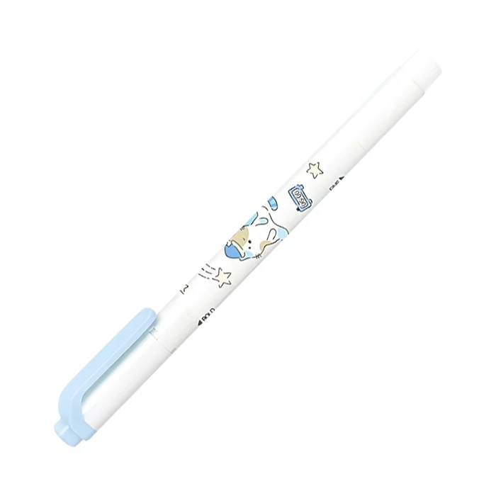 ماژیک علامت زن 2 سر Mild Soda Blue سری حیوانات خوابالو میدلاینر زبرا
