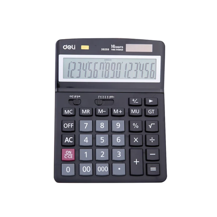 ماشین حساب رومیزی 16 رقمی 39259 دلی