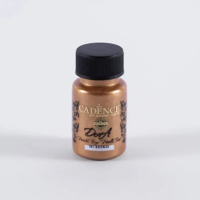 رنگ اکریلیک 50 میل Bronze کد 167 دورا متالیک کادنس رنگ اکریلیک 50 میل Bronze کد 167 دورا متالیک کادنس