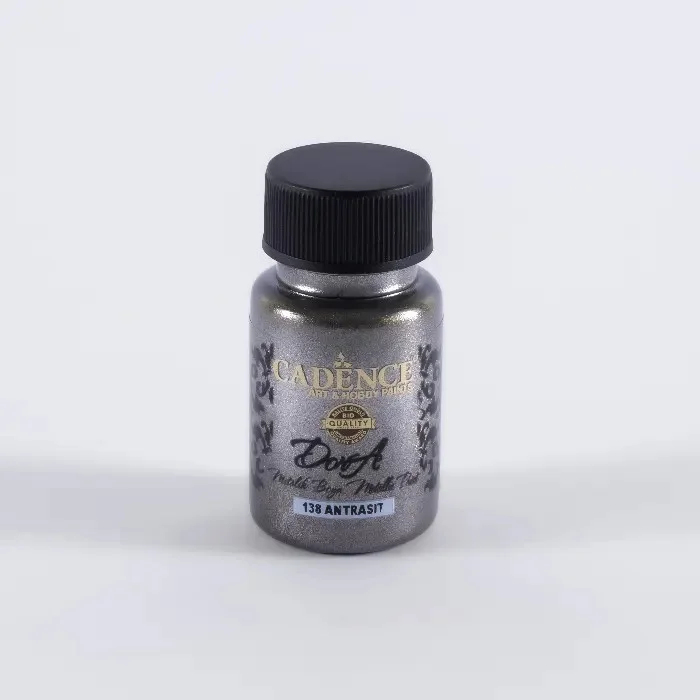 رنگ اکریلیک 50 میل Antrasit کد 138 دورا متالیک کادنس رنگ اکریلیک 50 میل Antrasit کد 138 دورا متالیک کادنس