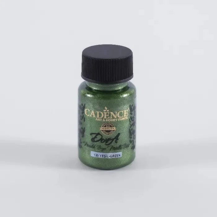 رنگ اکریلیک 50 میل Green کد 135 دورا متالیک کادنس رنگ اکریلیک 50 میل Green کد 135 دورا متالیک کادنس