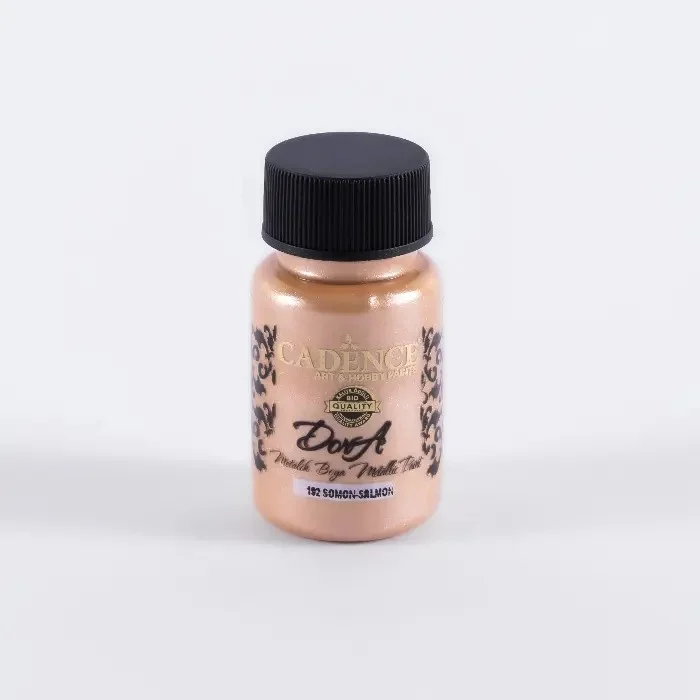 رنگ اکریلیک 50 میل Salmon کد 192 دورا متالیک کادنس رنگ اکریلیک 50 میل Salmon کد 192 دورا متالیک کادنس