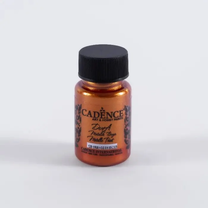 رنگ اکریلیک 50 میل Orange Oxidized کد 129 دورا متالیک کادنس رنگ اکریلیک 50 میل Orange Oxidized کد 129 دورا متالیک کادنس