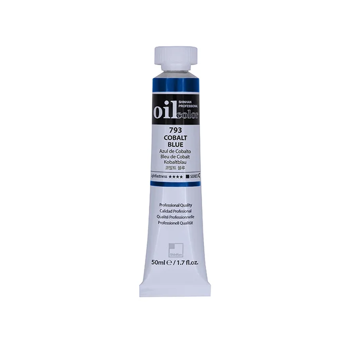 رنگ روغن 50 میل Cobalt Blue کد 793 سری C شین هان