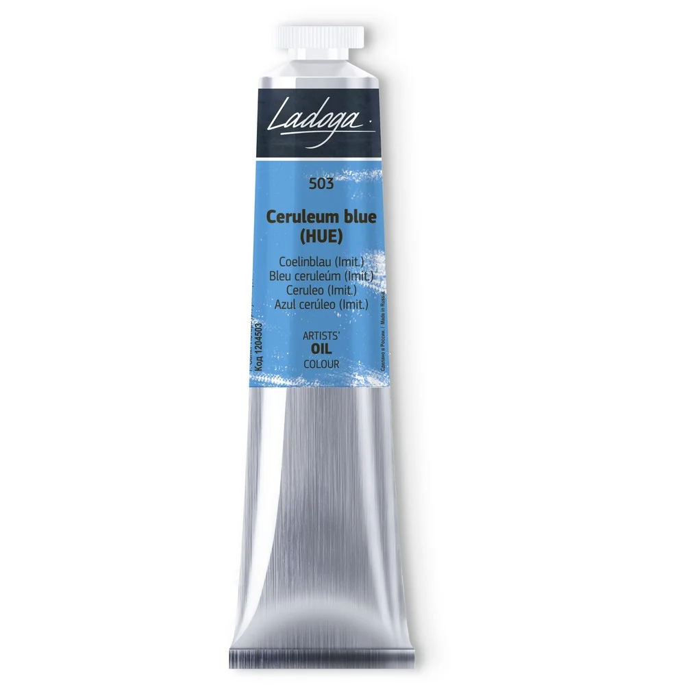 رنگ روغن 46 میل Ceruleum Blue کد 503 لادوگا سنت پترزبورگ