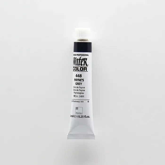 آبرنگ تیوپی 7.5 میل حرفه ای Payne's Grey کد 448 شین هان آبرنگ تیوپی 7.5 میل حرفه ای Payne's Grey کد 448 شین هان