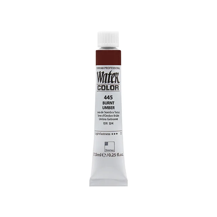 آبرنگ تیوپی 7.5 میل حرفه ای Burnt Umber کد 445 شین هان آبرنگ تیوپی 7.5 میل حرفه ای Burnt Umber کد 445 شین هان