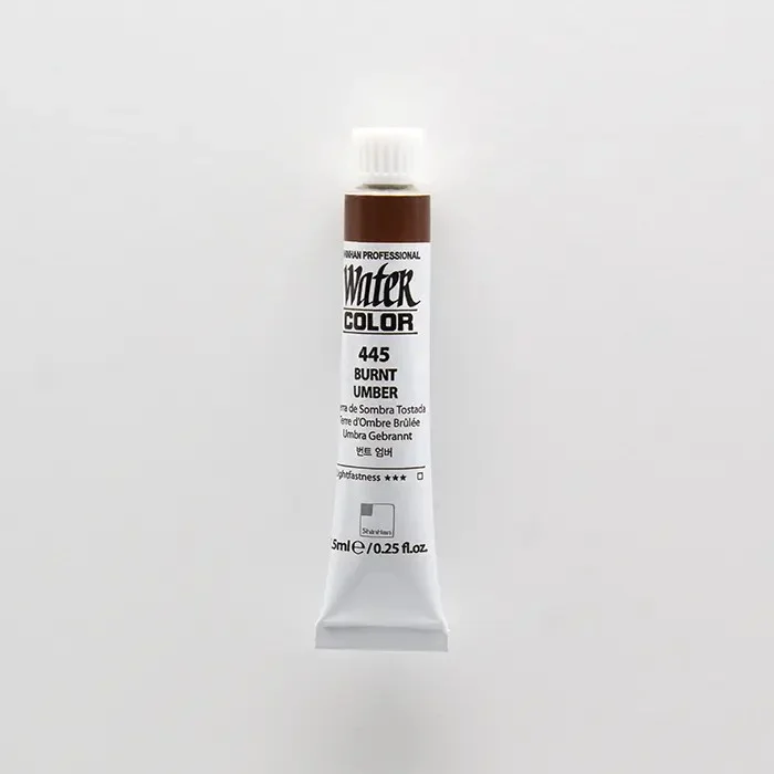 آبرنگ تیوپی 7.5 میل حرفه ای Burnt Umber کد 445 شین هان آبرنگ تیوپی 7.5 میل حرفه ای Burnt Umber کد 445 شین هان