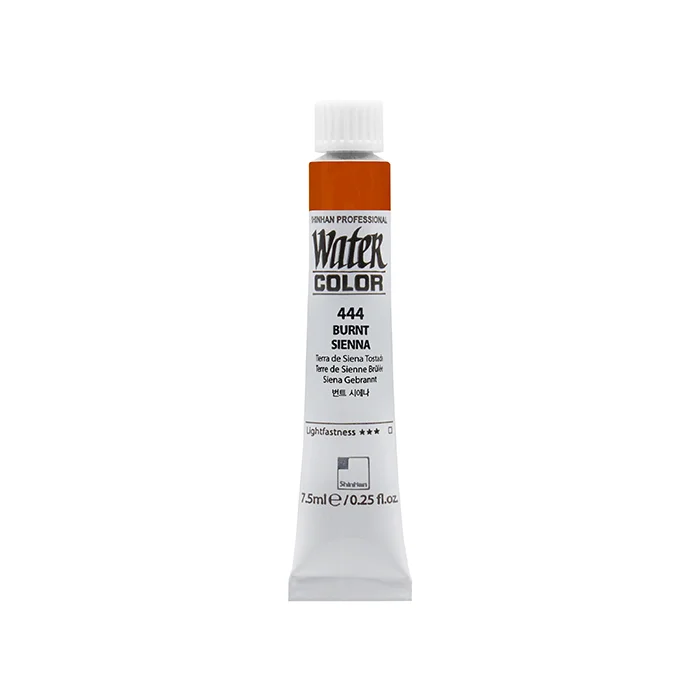 آبرنگ تیوپی 7.5 میل حرفه ای Burnt Sienna کد 444 شین هان آبرنگ تیوپی 7.5 میل حرفه ای Burnt Sienna کد 444 شین هان