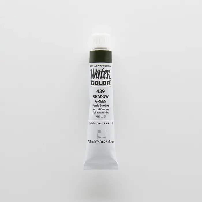 آبرنگ تیوپی 7.5 میل حرفه ای Shadow Green کد 439 شین هان آبرنگ تیوپی 7.5 میل حرفه ای Shadow Green کد 439 شین هان
