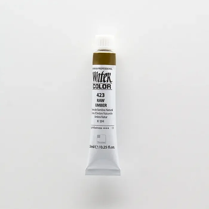آبرنگ تیوپی 7.5 میل حرفه ای Raw Umber کد 423 شین هان آبرنگ تیوپی 7.5 میل حرفه ای Raw Umber کد 423 شین هان