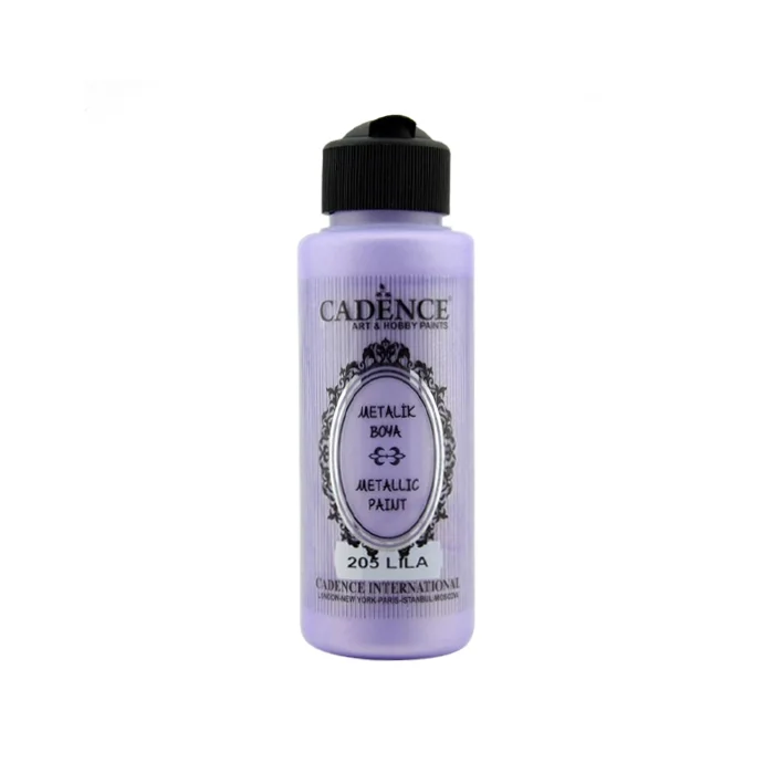 رنگ اکریلیک متالیک 120 میل Lilac کد 205 کادنس