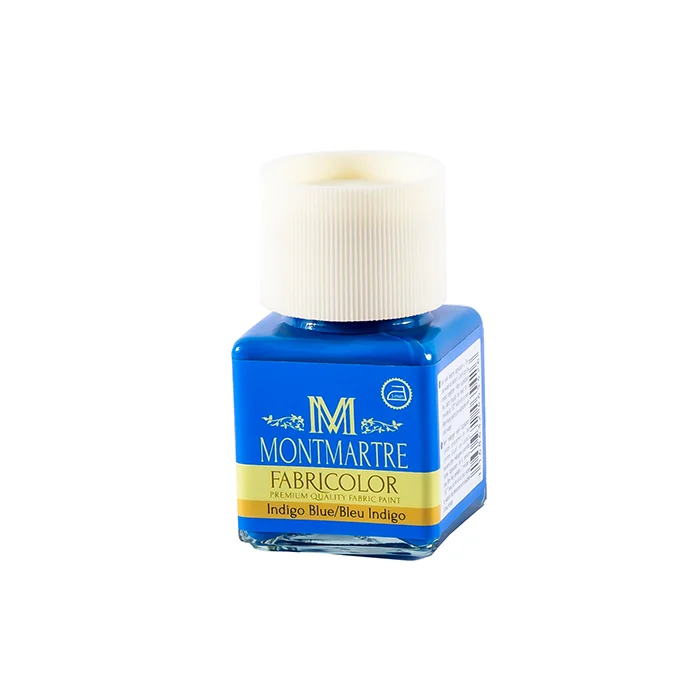 رنگ پارچه 55 میل Indigo Blue کد 42 مونت مارت رنگ پارچه 55 میل Indigo Blue کد 42 مونت مارت