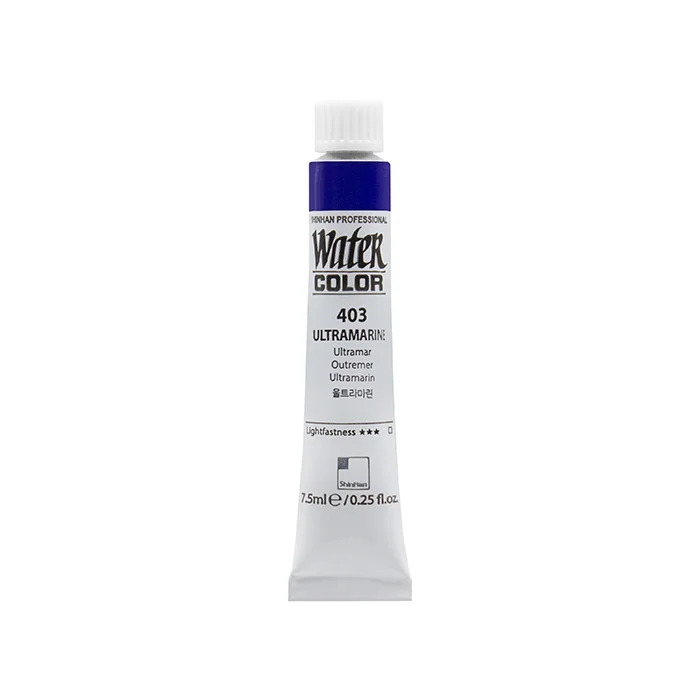 آبرنگ تیوپی 7.5 میل حرفه ای Ultramarine کد 403 شین هان آبرنگ تیوپی 7.5 میل حرفه ای Ultramarine کد 403 شین هان