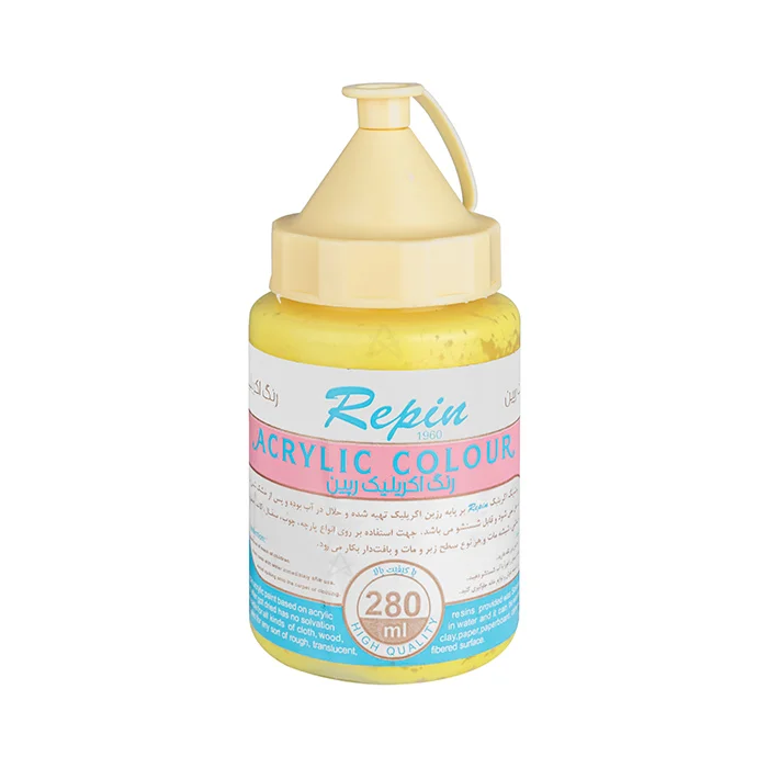 رنگ اکریلیک 280 میل Cadmium Lemon Hue کد 7 رپین