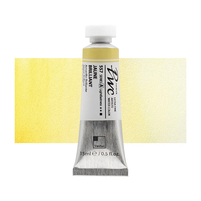 آبرنگ تیوپی 15 میل Jaune Brilliant 1 کد 557 Pwc سری A شین هان آبرنگ تیوپی 15 میل Jaune Brilliant 1 کد 557 Pwc سری A شین هان