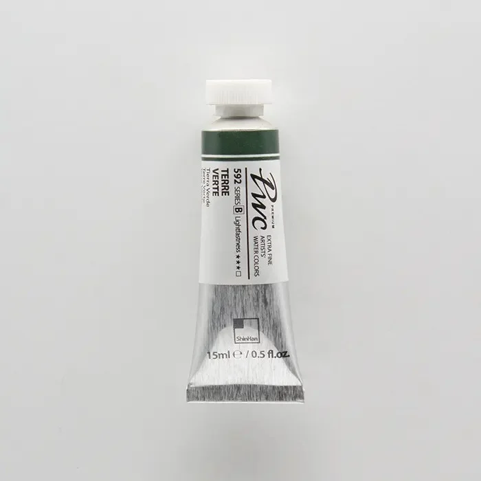آبرنگ تیوپی 15 میل Terre Verte کد 592 Pwc سری B شین هان آبرنگ تیوپی 15 میل Terre Verte کد 592 Pwc سری B شین هان