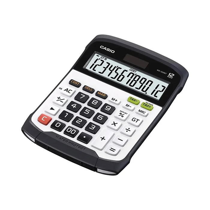ماشین حساب ضد آب و گرد و خاک WD-320MT کاسیو