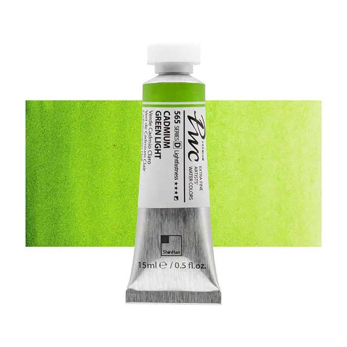 آبرنگ تیوپی 15 میل Cadmium Green Light کد 565 Pwc سری D شین هان آبرنگ تیوپی 15 میل Cadmium Green Light کد 565 Pwc سری D شین هان