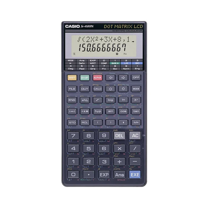 ماشین حساب Fx 4500 pa کاسیو
