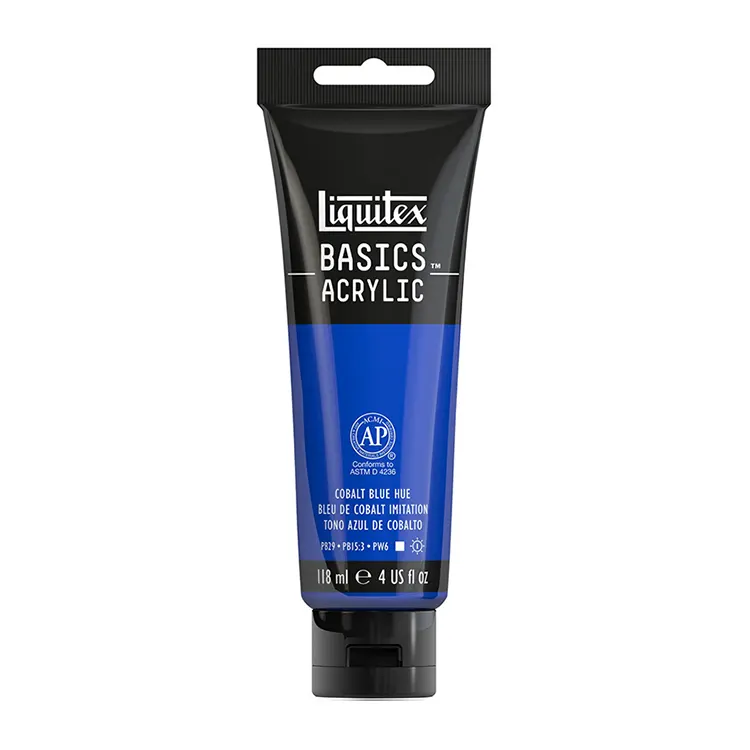 اکریلیک بیسیک 118 میل Cobalt Blue Hue کد 170 لیکوئیتکس اکریلیک بیسیک 118 میل Cobalt Blue Hue کد 170 لیکوئیتکس