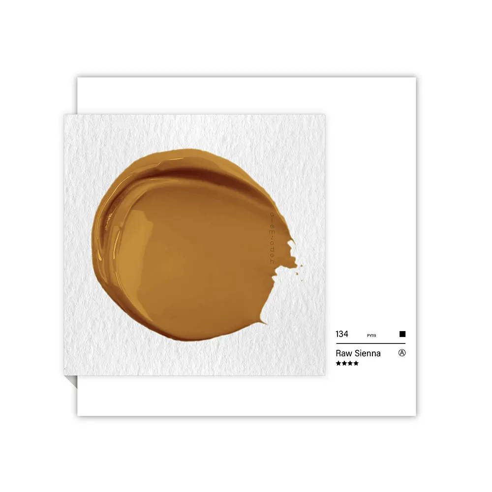 گواش تیوپی 15 میل Raw Sienna کد 134 سری A دیزاینر شین هان گواش تیوپی 15 میل Raw Sienna کد 134 سری A دیزاینر شین هان