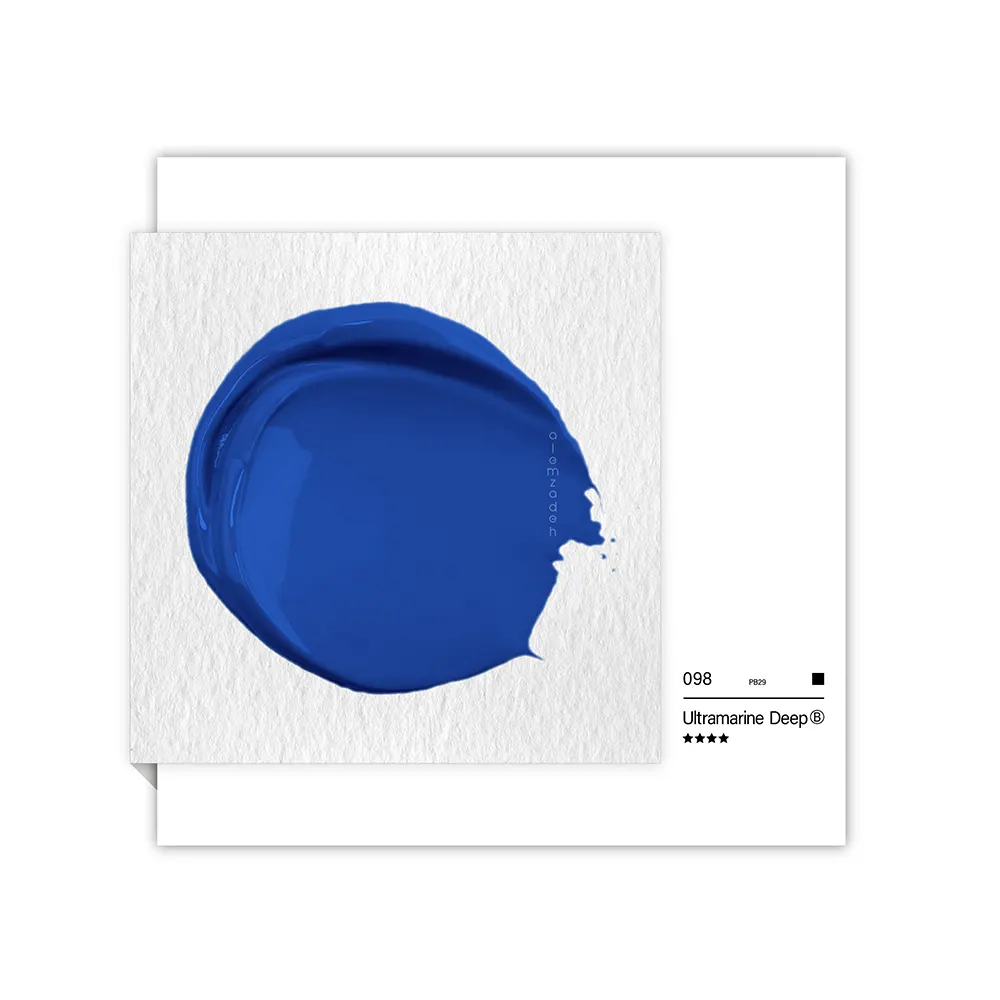 گواش تیوپی 15 میل Ultramarine Deep کد 098 سری B دیزاینر شین هان گواش تیوپی 15 میل Ultramarine Deep کد 098 سری B دیزاینر شین هان