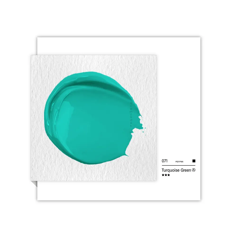 گواش تیوپی 15 میل Turquoise Green کد 071 سری A دیزاینر شین هان گواش تیوپی 15 میل Turquoise Green کد 071 سری A دیزاینر شین هان