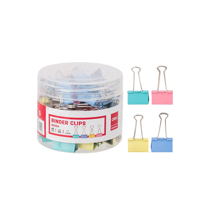 گیره دوبل 19Mm رنگی کد 8555A دلی