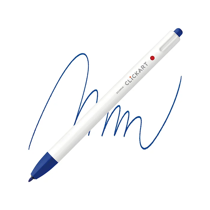 ماژیک فشاری Blue کلیک آرت کد 2 زبرا