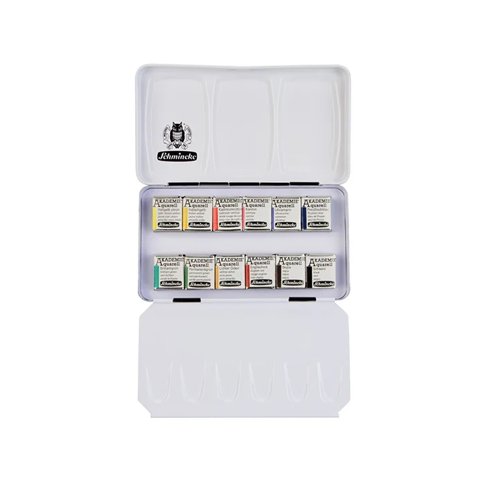 آبرنگ 12 عددی قرص کوچک 75112 آکادمی اشمینگ