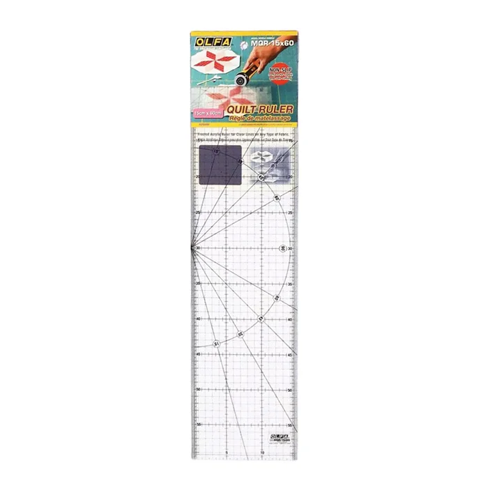 خط کش خیاطی مدرج 15*60 MQR الفا