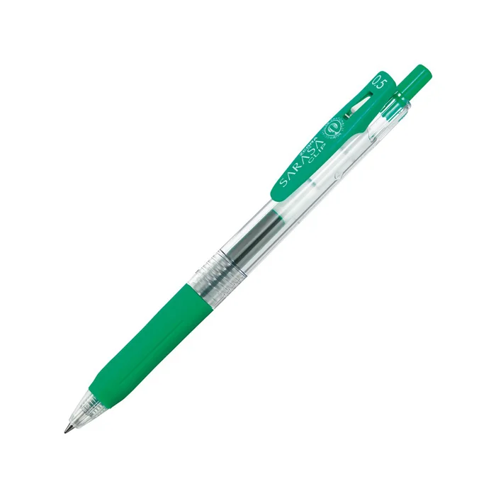روان نویس 0.5 فشاری Green کلیپ ساراسا زبرا