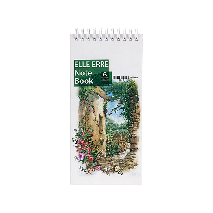 دفتر الر 20 برگ 21*10 عمودی زیره سخت سیمی عالم زاده