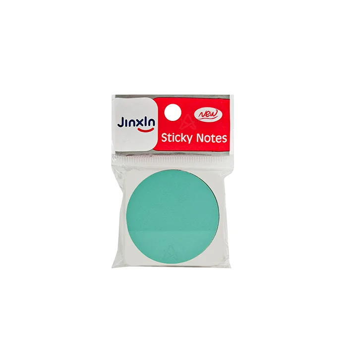 استیک نوت شفاف 8 رنگ پاستلی دایره Y10 8684 جینکسلن
