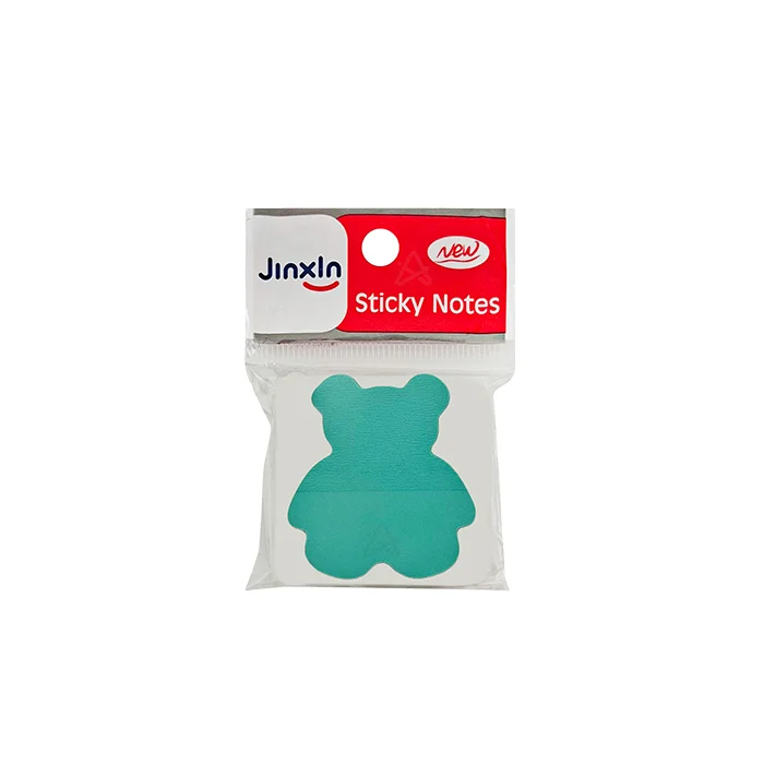 استیک نوت شفاف 8 رنگ پاستلی خرس Y10 8682 جینکسلن