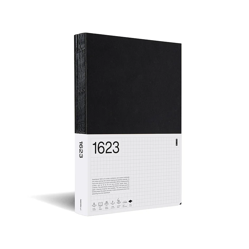 دفتر 1623 کاغذ مشکی بدون خط و پوستی دار 16*23 جلد مشکی 48 برگ بن/ Basenotes دفتر 1623 کاغذ مشکی بدون خط و پوستی دار 16*23 جلد مشکی 48 برگ بن/ Basenotes