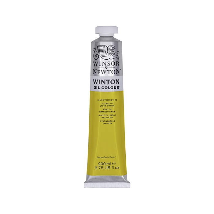 رنگ روغن 200 میل Lemon Yellow Hue کد 346.26 وینتون وینزور
