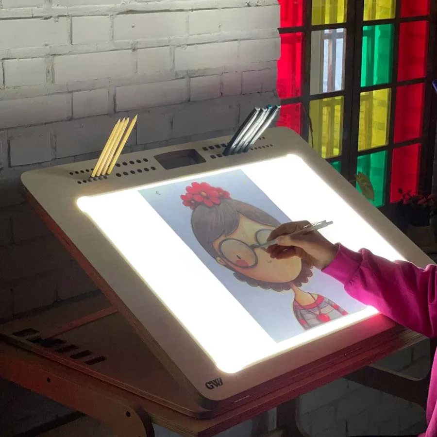 میز نور تاشو تخته سه لا 50*70 گودوود میز نور تاشو تخته سه لا 50*70 گودوود