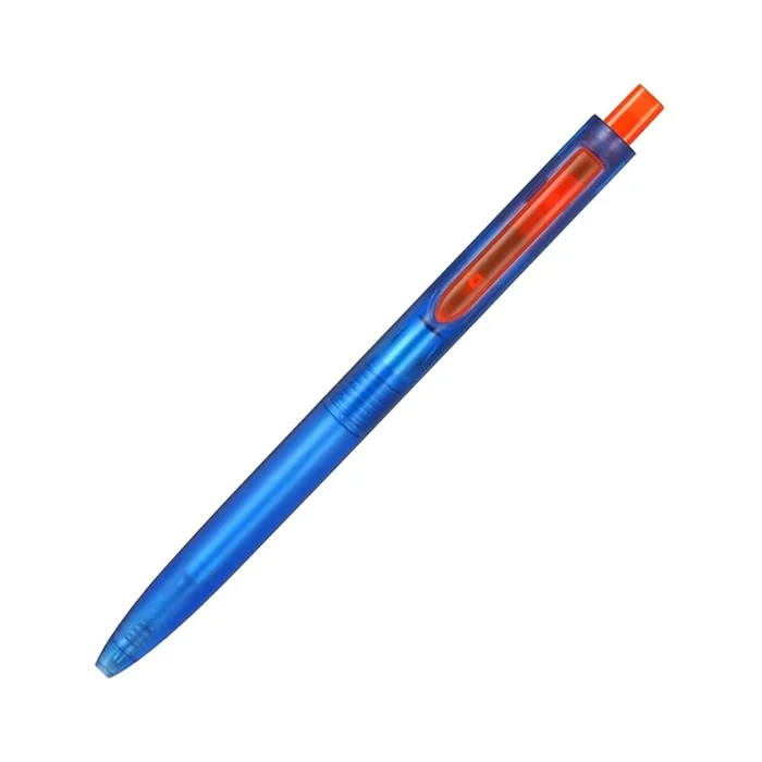 خودکار ژله ای 0.5 فشاری بدنه آبی W-0154A2 مشکی سری سایلنت اسپیس آپ رایتک