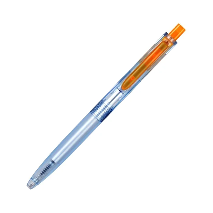 خودکار ژله ای 0.5 فشاری بدنه آبی آسمانی W-0154A2 مشکی سری سایلنت اسپیس آپ رایتک